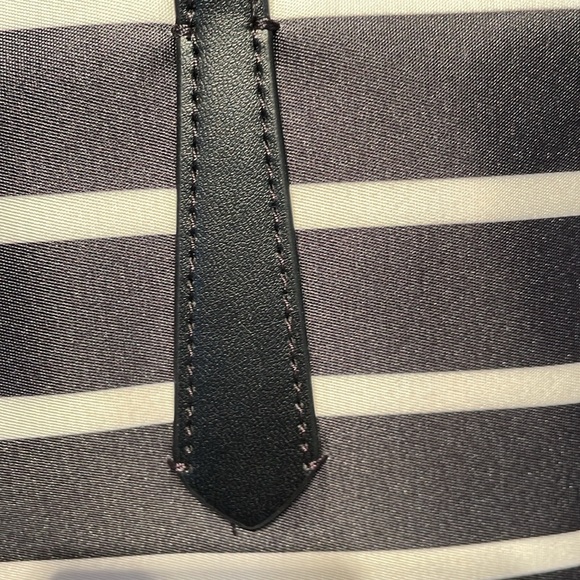 NWT Kate Spade Kitt Jess Nylon & Leather Striped Tote Bag MSRP $299 - Picture 3 of 11